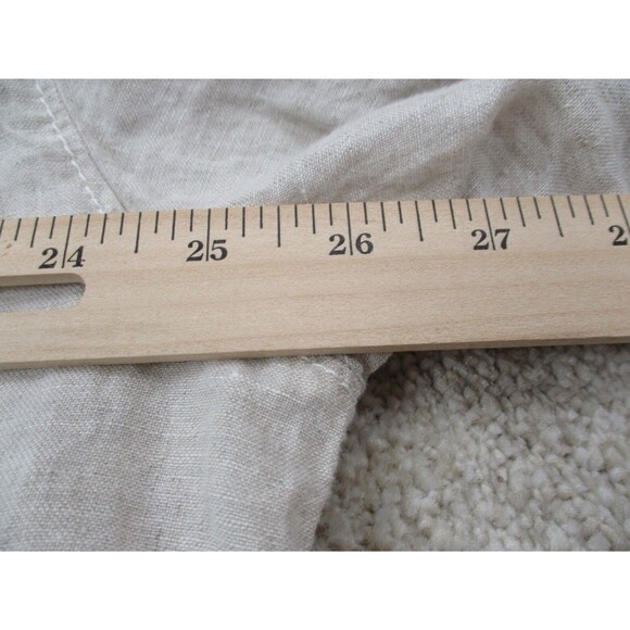 Tommy Bahama Shirt Mens Extra Large XL Beige Tan Linen Casual Camp Button Up - Picture 7 of 10